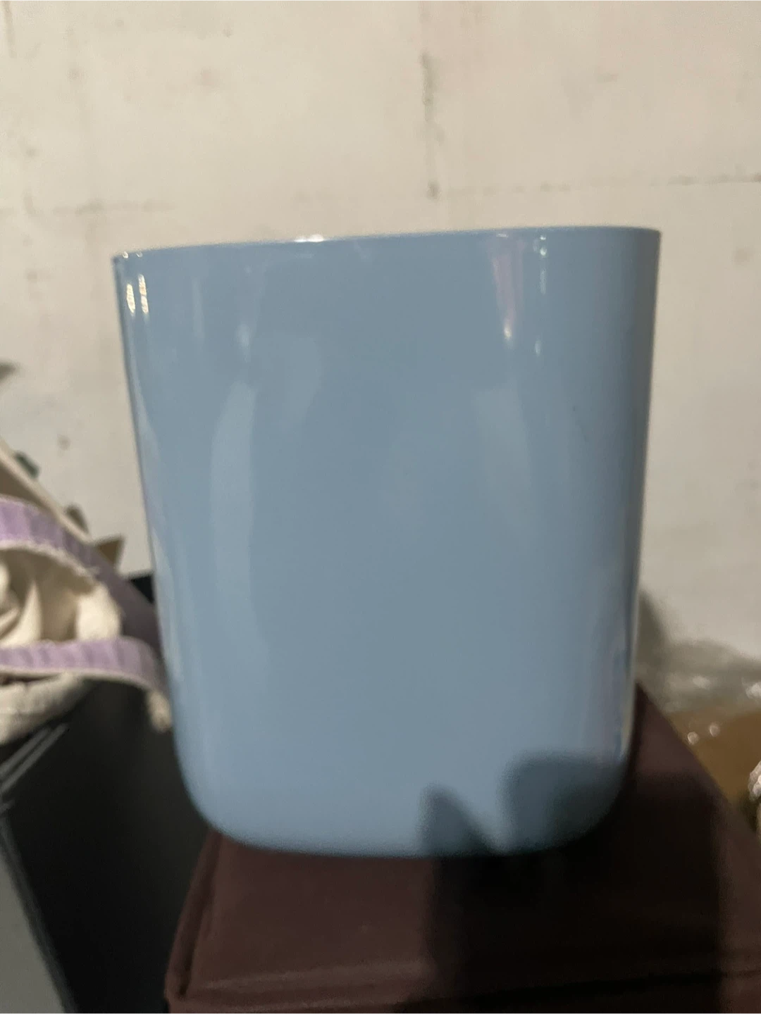 Light Blue bathroom basket