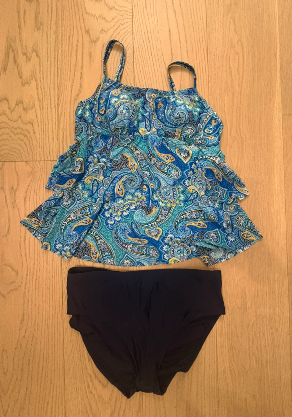 Women’s Swimsuit Set - Blue, Size 8