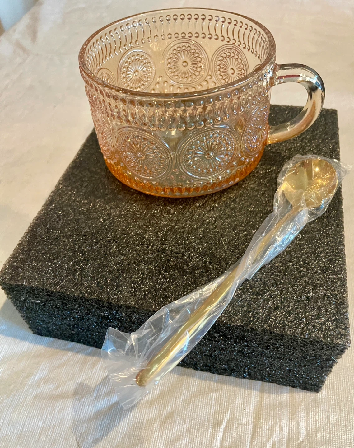 Gezzeny Glass Coffee Mug Set - New in Box! - photo 2