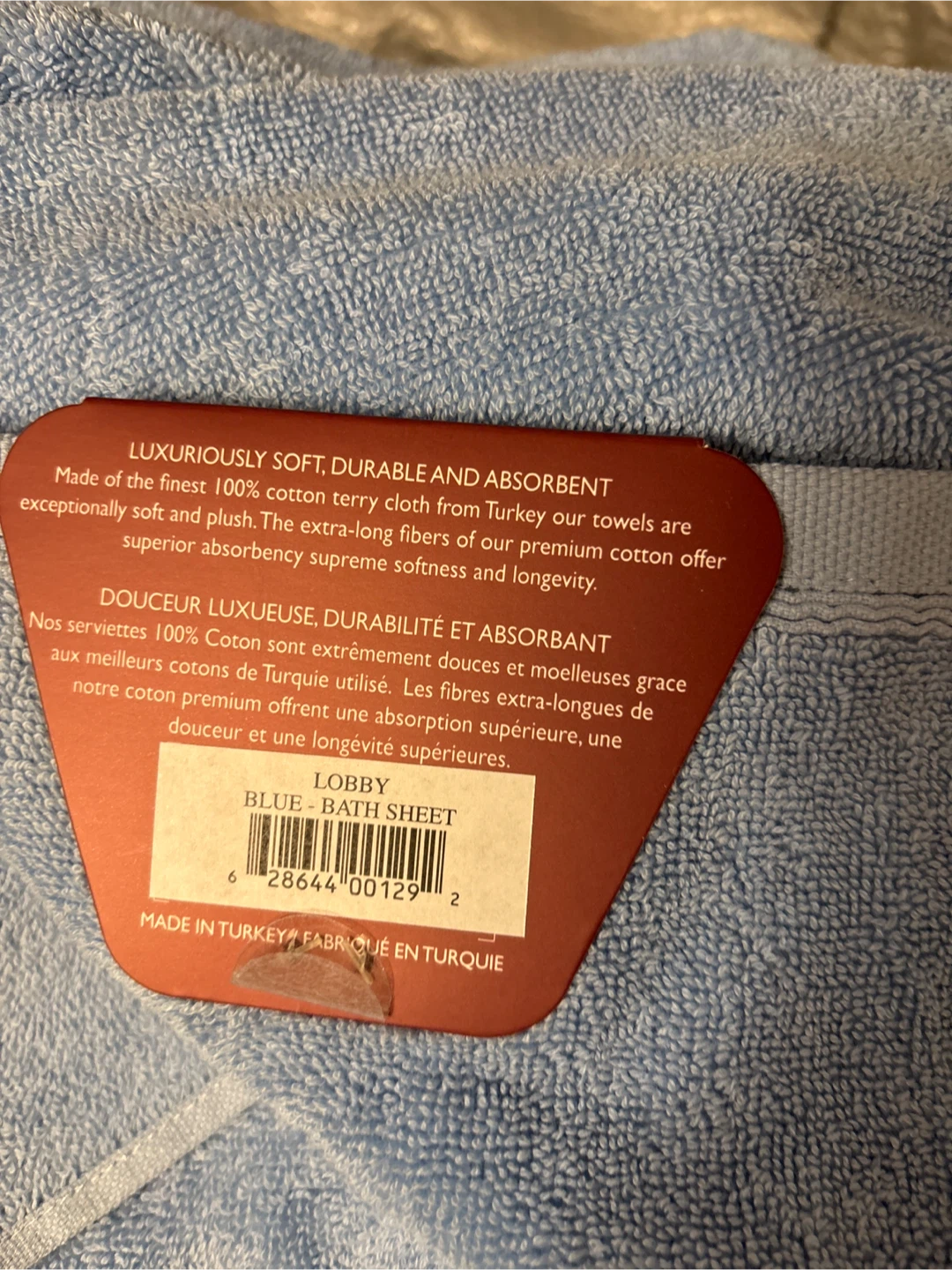 Talesma Turkish Towel - Blue Bath Sheet - photo 3
