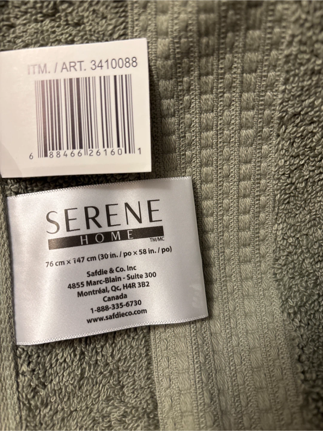 Serene Home Bath Towel - 30 x 58 inches - photo 2