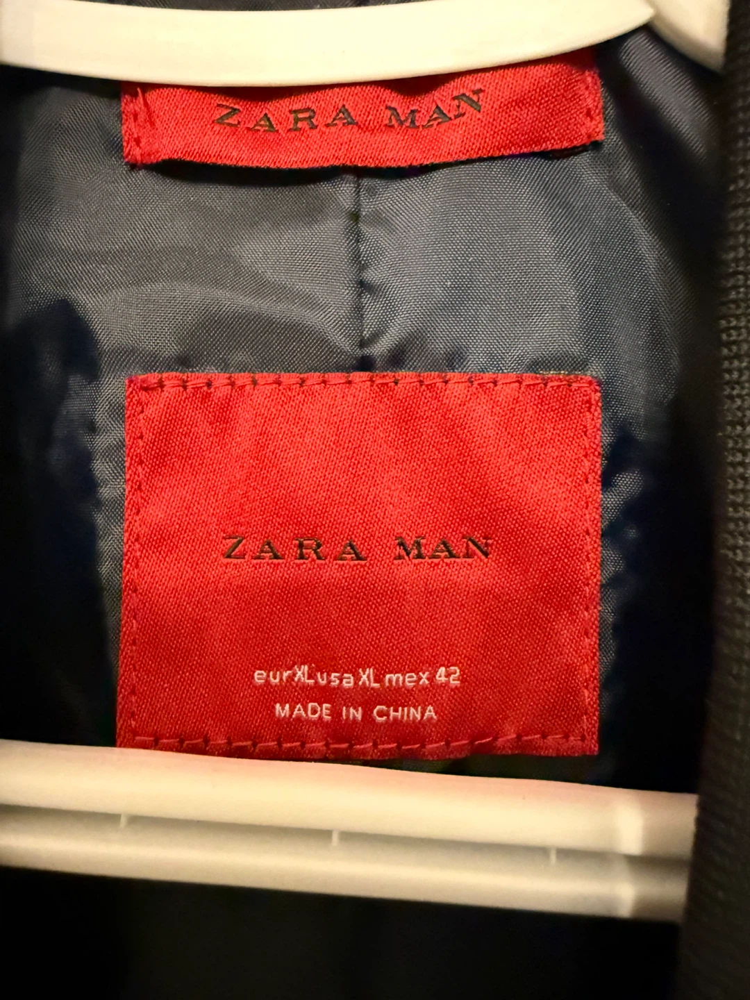 Zara Man Black Bomber Jacket - Size XL - photo 4