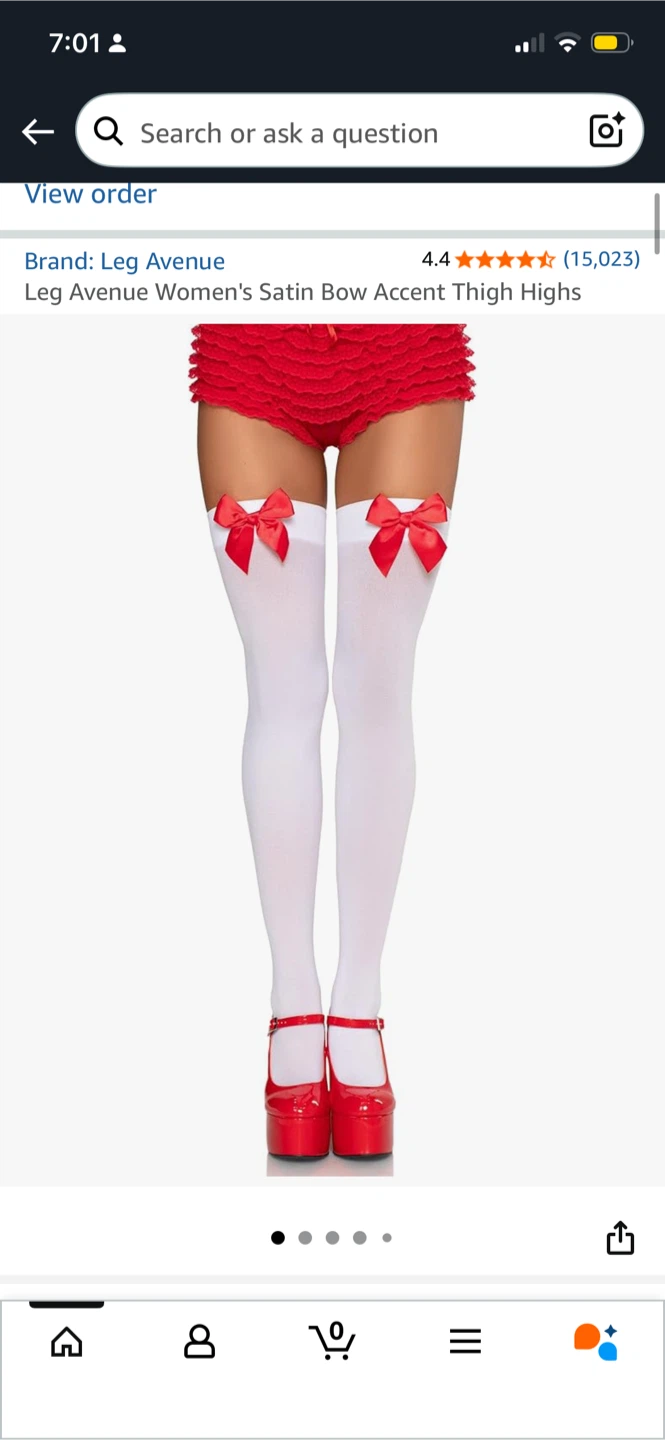 Leg Avenue Opaque Thigh Highs - NEW