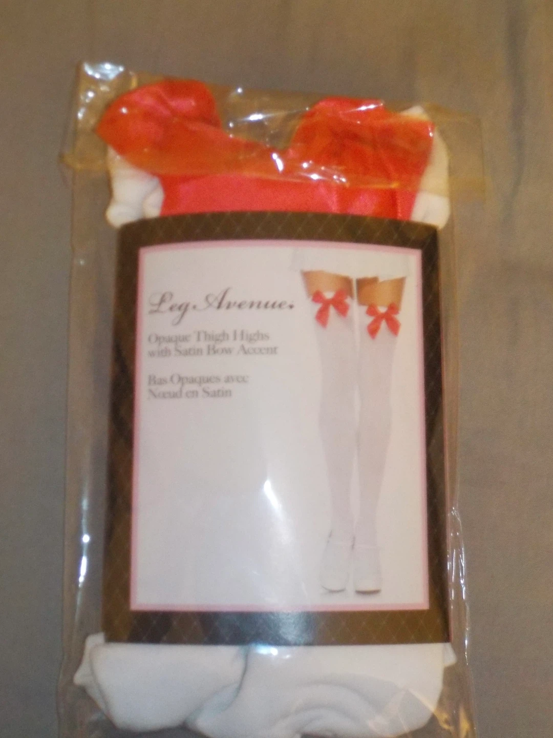 Leg Avenue Opaque Thigh Highs - NEW - photo 2