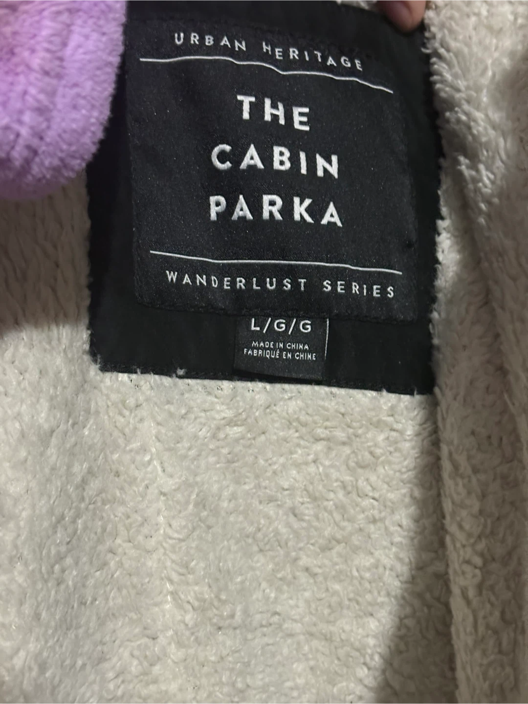 Urban Heritage Cabin Parka - Size L