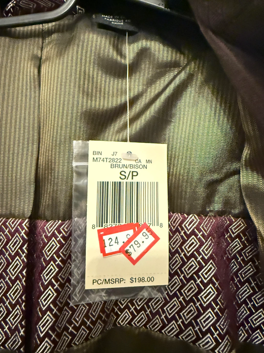 Guess Brun/Bison Corduroy Blazer - Size S/P - photo 4