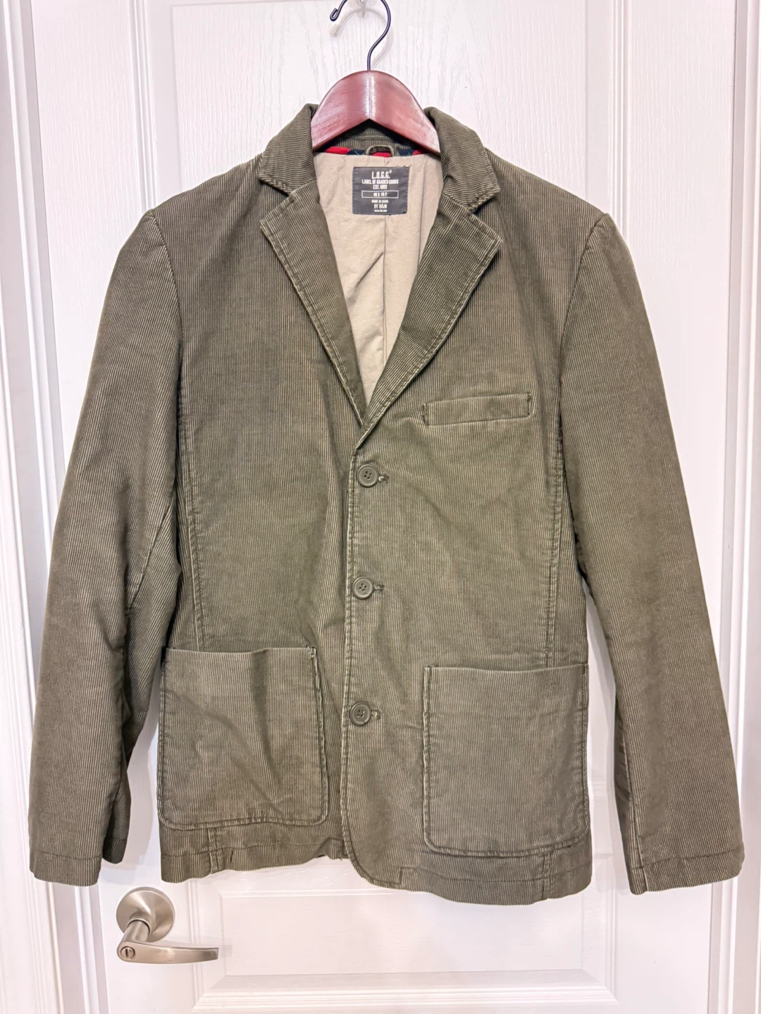 L.O.G.G. H&M Corduroy Blazer - Size S