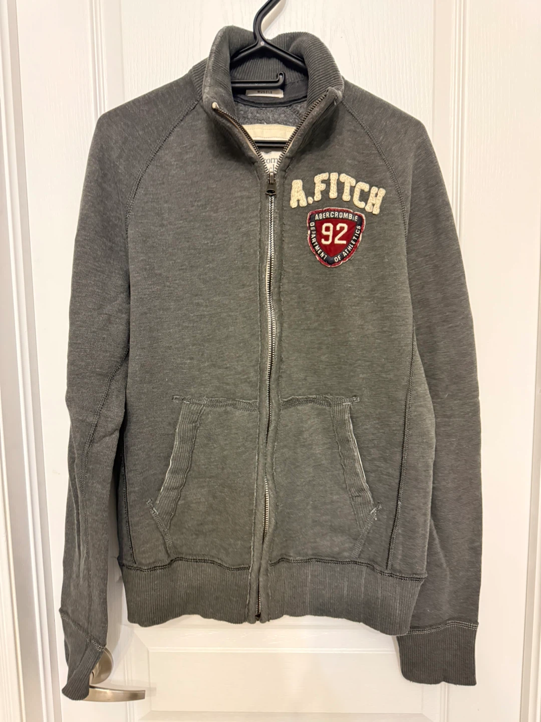 Abercrombie & Fitch Full Zip Jacket - Large