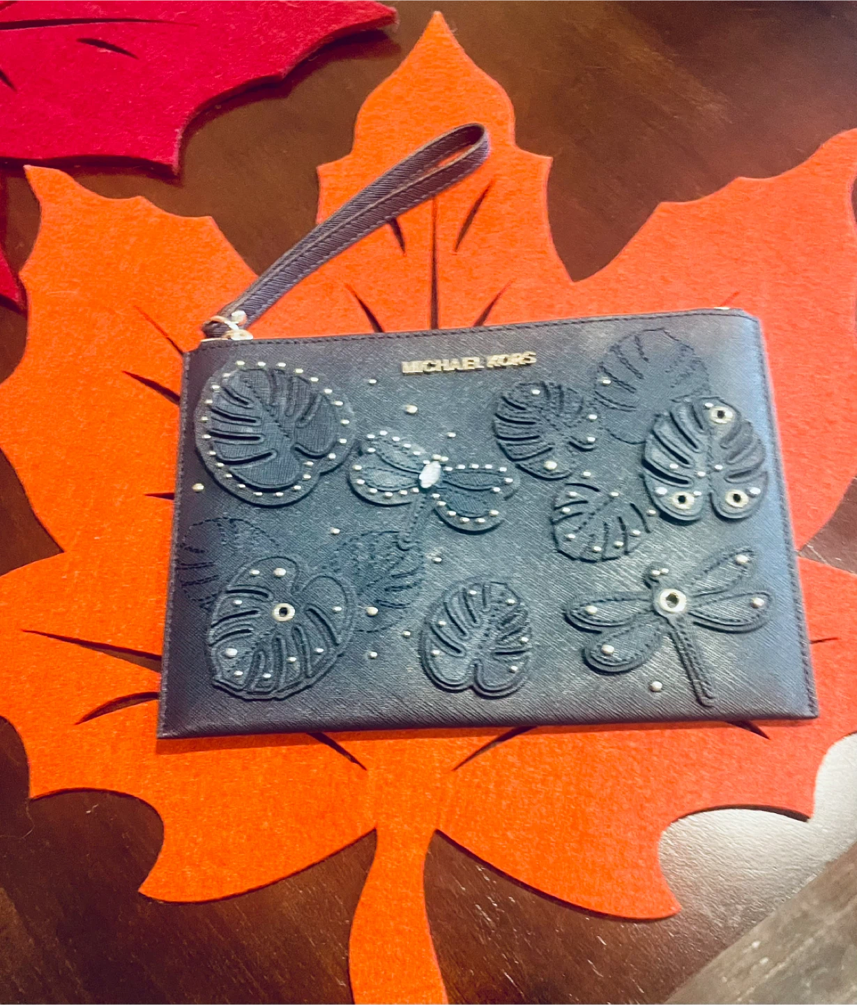 Michael Kors dark blue  Clutch - photo 2