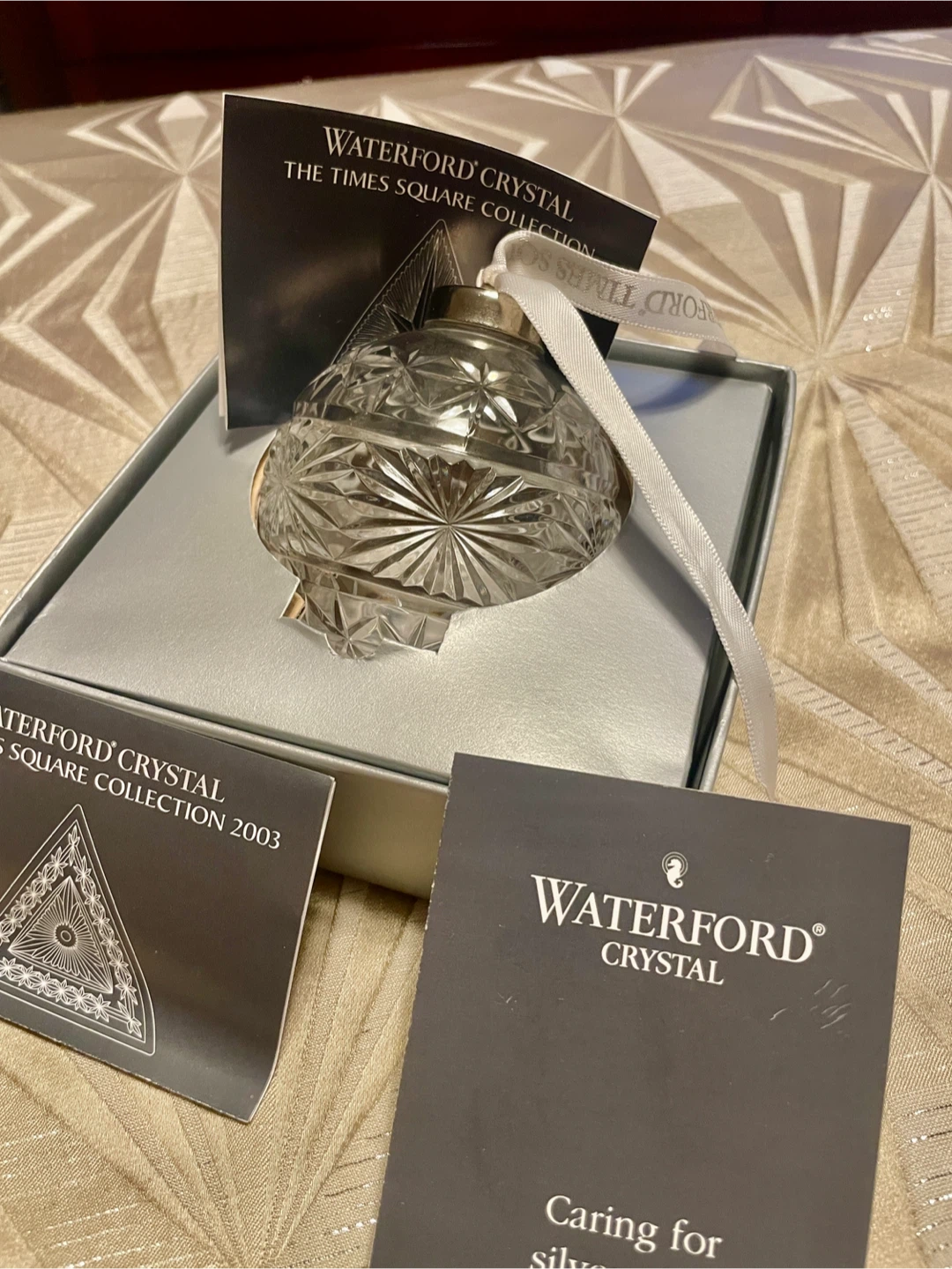 Waterford Crystal Times Square Collection 2003 Ornament