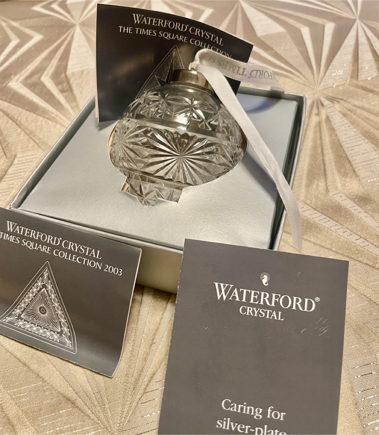 Waterford Crystal Times Square Collection 2003 Ornament - photo 2