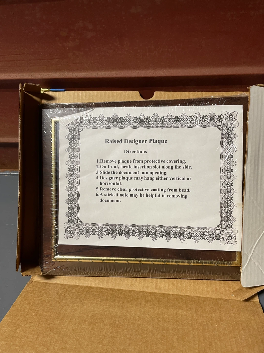 Raised document frame - photo 2