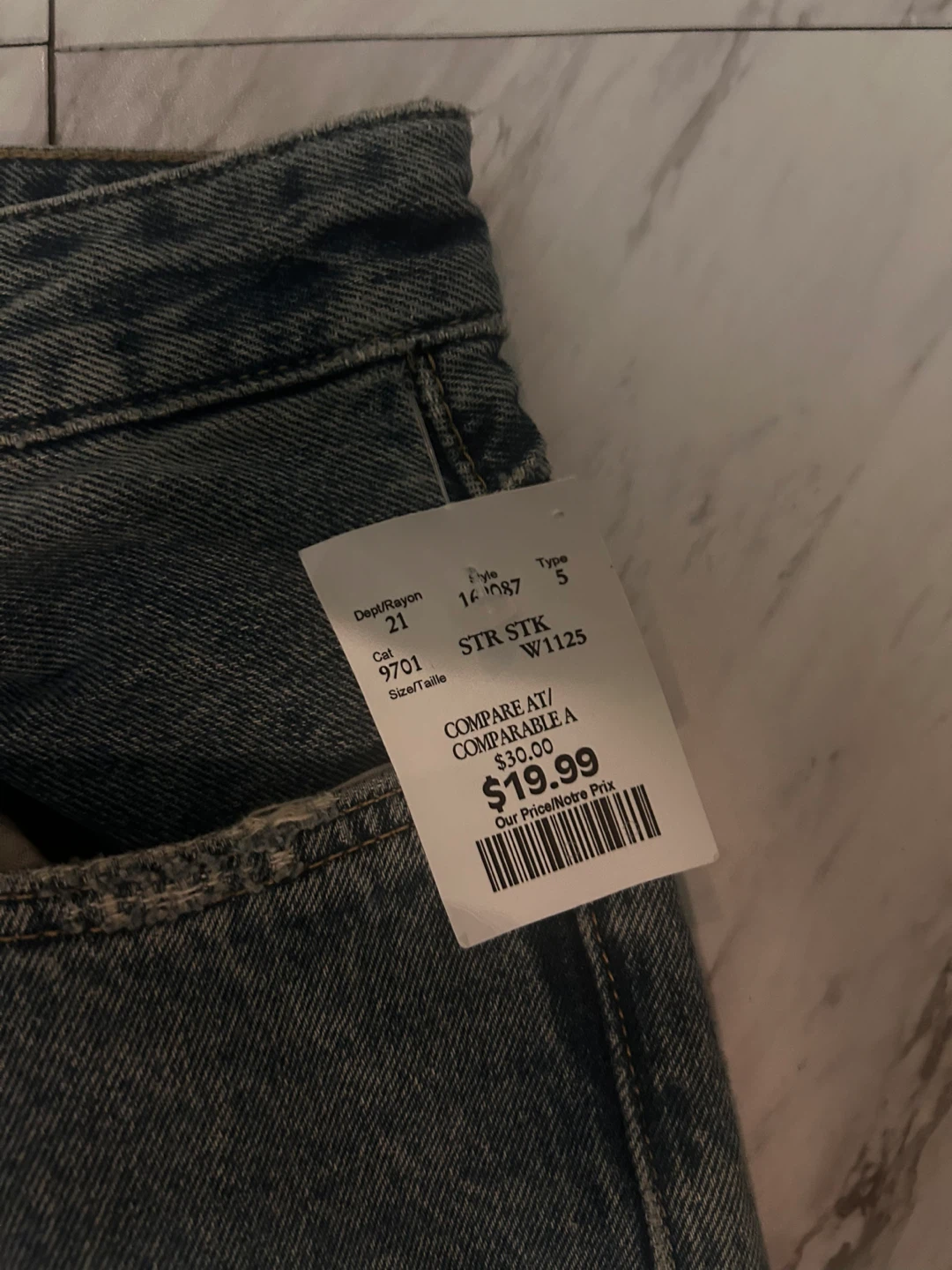 Zara denim jeans straight leg / size - 31x31 - photo 3