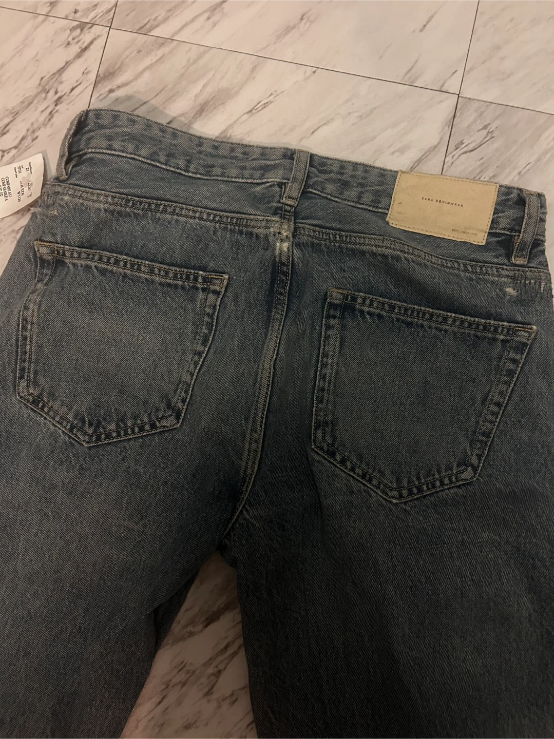 Zara denim jeans straight leg / size - 31x31 - photo 4