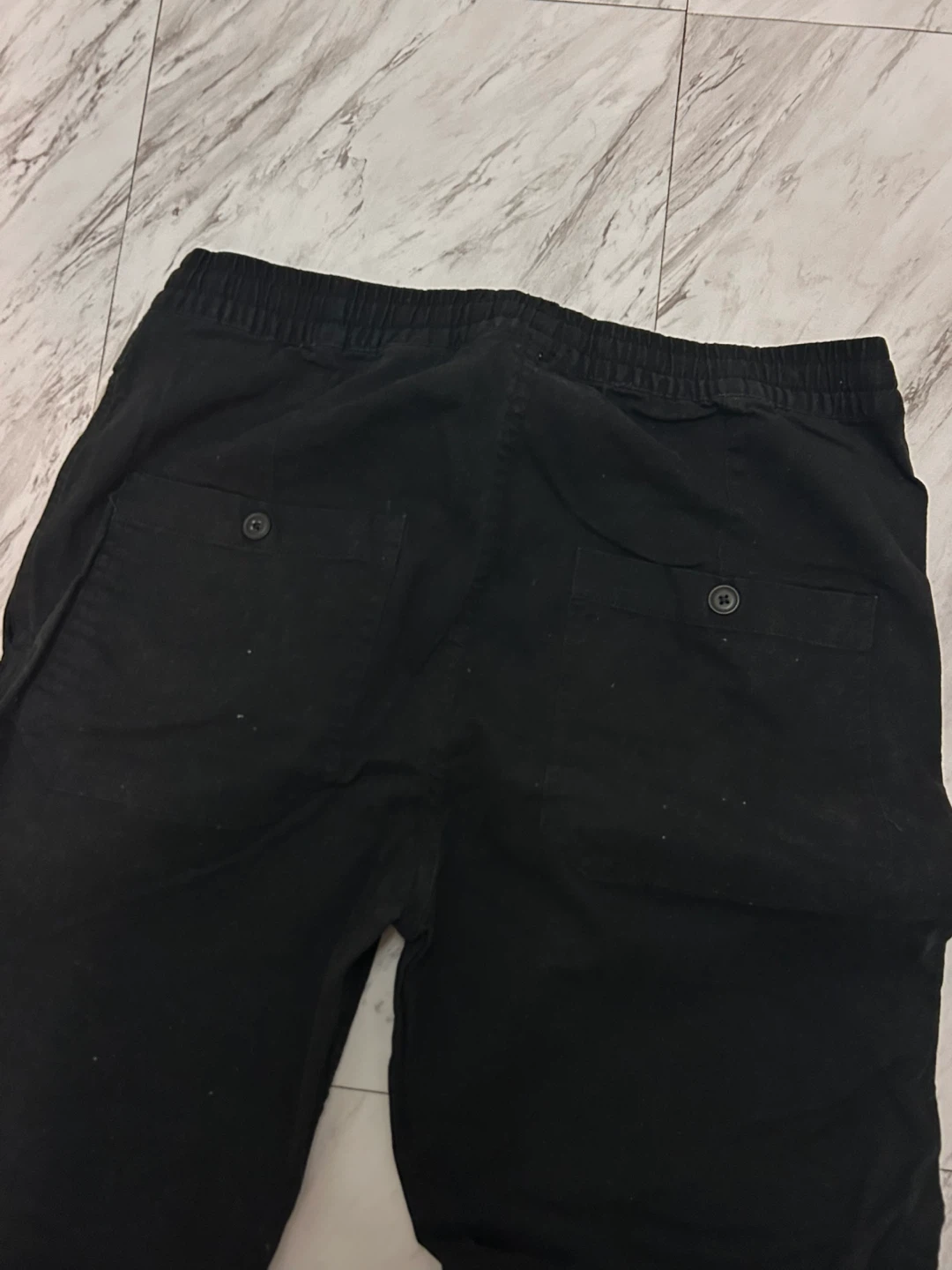 Black h@m trousers regular fit coupe standard / size - medium - photo 3