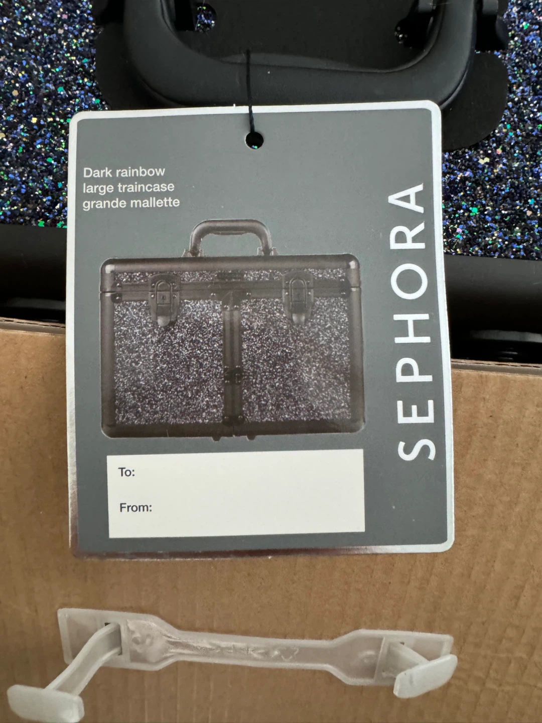 New Sephora Dark Rainbow Large Traincase - photo 3