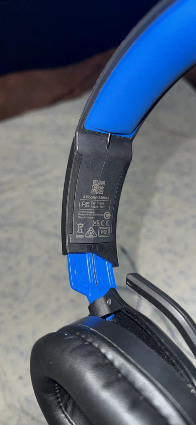 Turtle Beach Recon 70P Gaming Headset - Blue & Black - photo 3