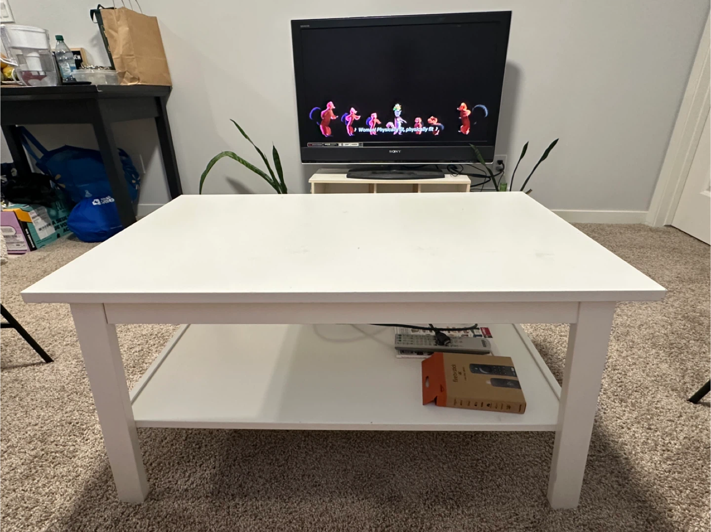 IKEA White Coffee Table - 36" x 22"