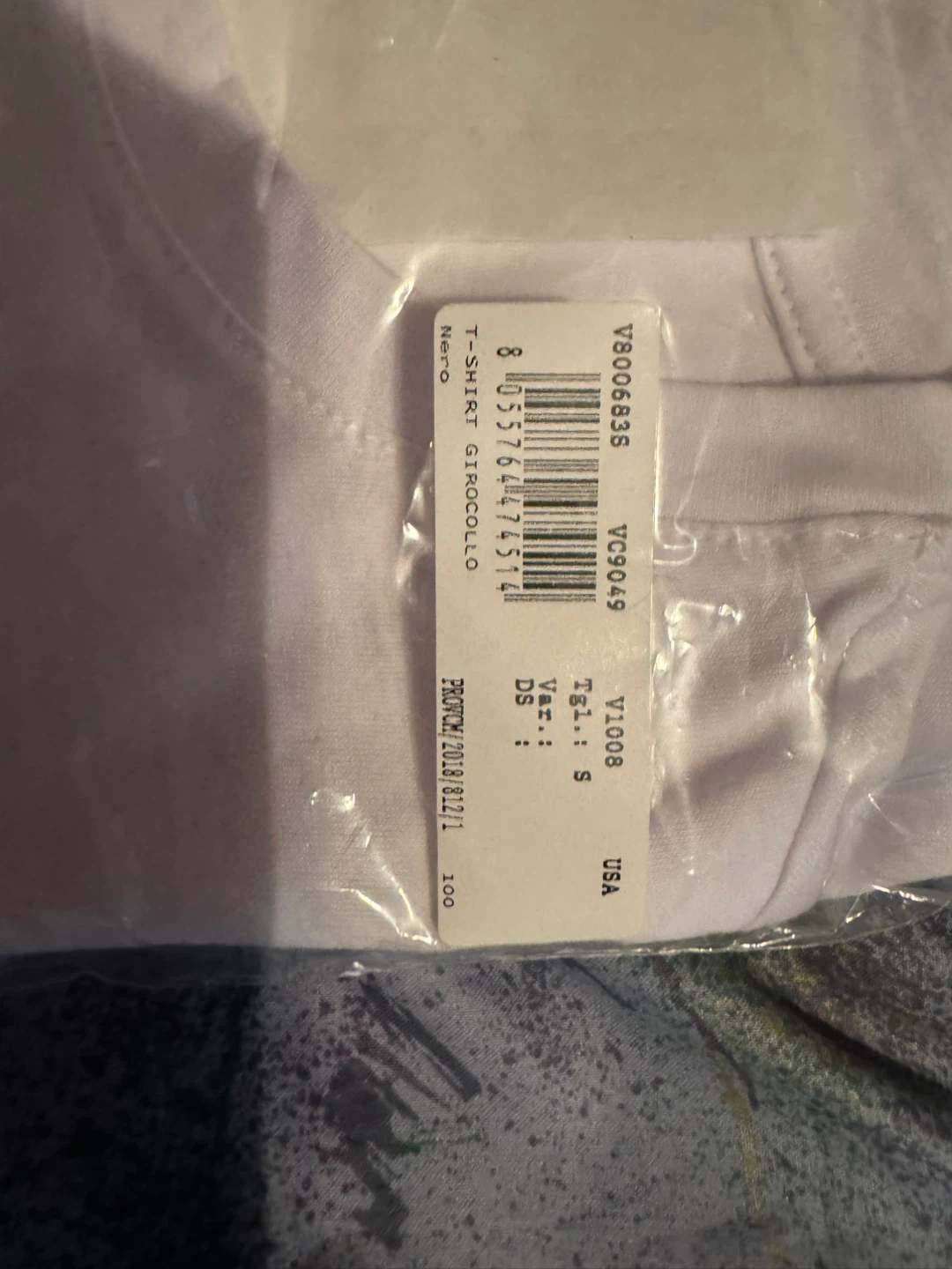 New Versace Collection White T-Shirt Size S - photo 4