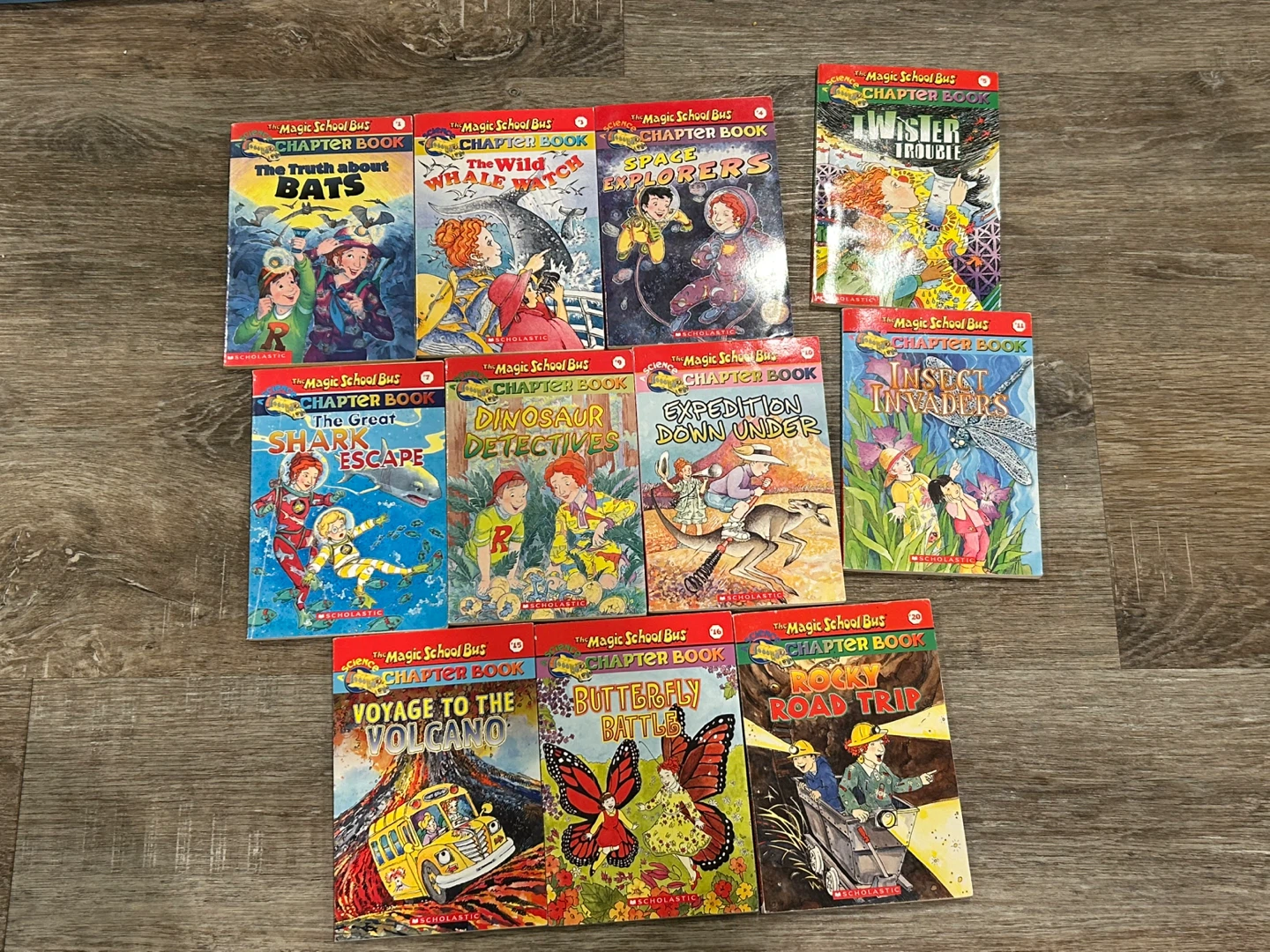 Magic School Bus Chapter Books - Set of 11