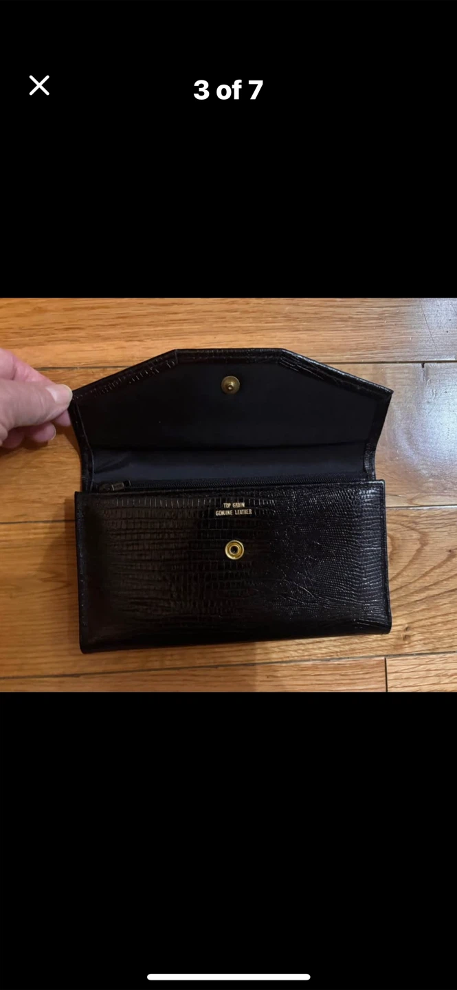 Ladies Black Genuine Leather Wallet-Brand New - photo 3
