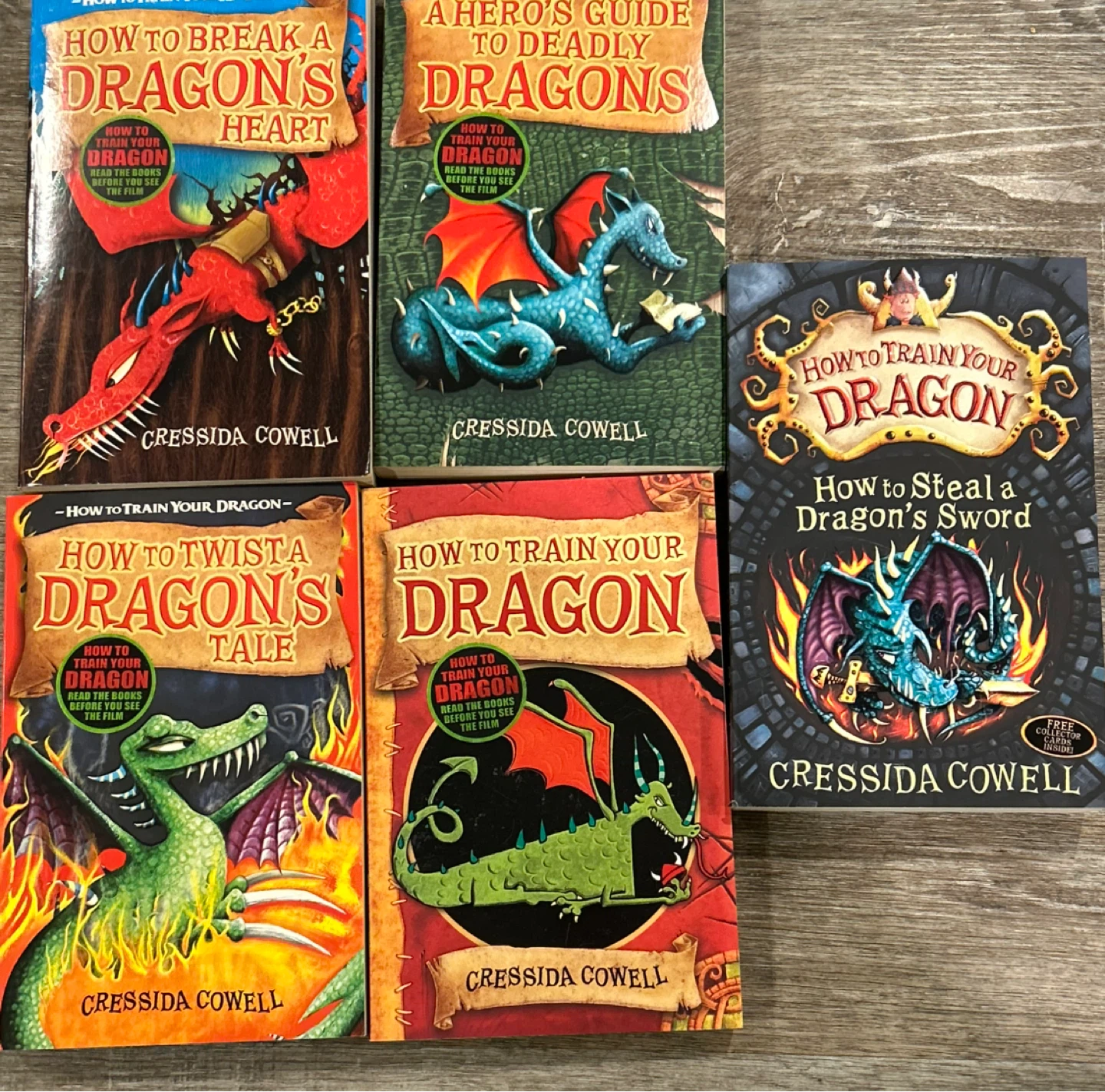 How to Train Your Dragon Book Series by Cressida Cowell