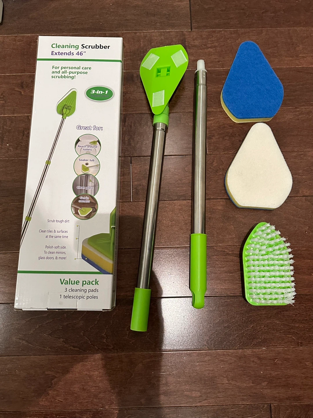 Shower cleaning brush/scrubber 🧡
