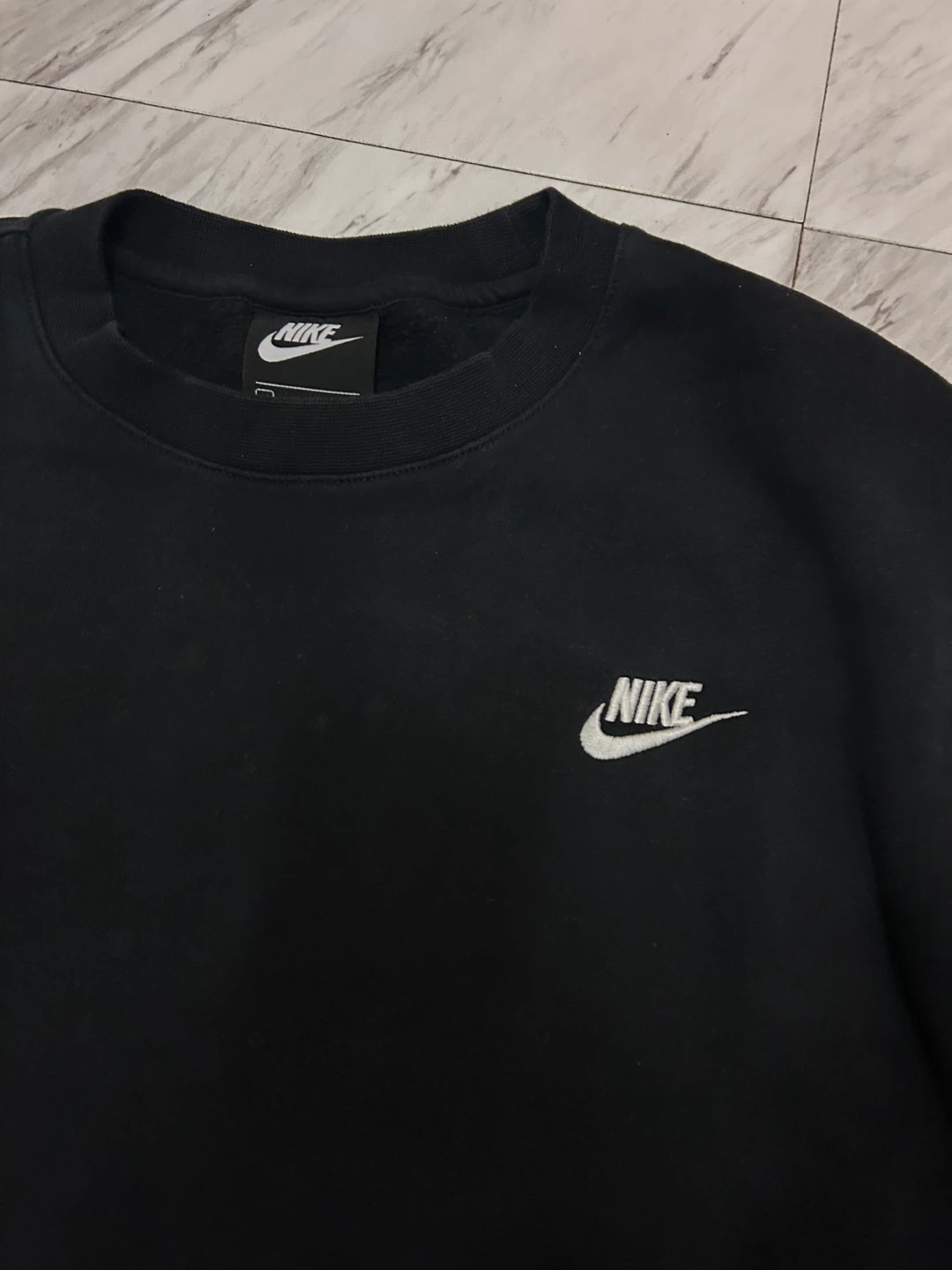 Black Nike crewneck sweatshirt / Size Medium - photo 2