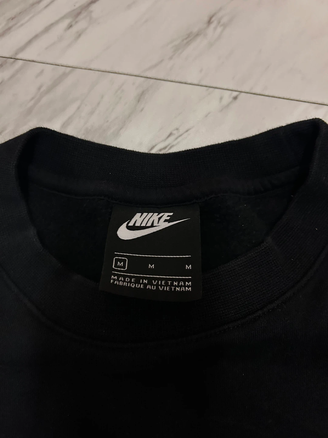 Black Nike crewneck sweatshirt / Size Medium - photo 3