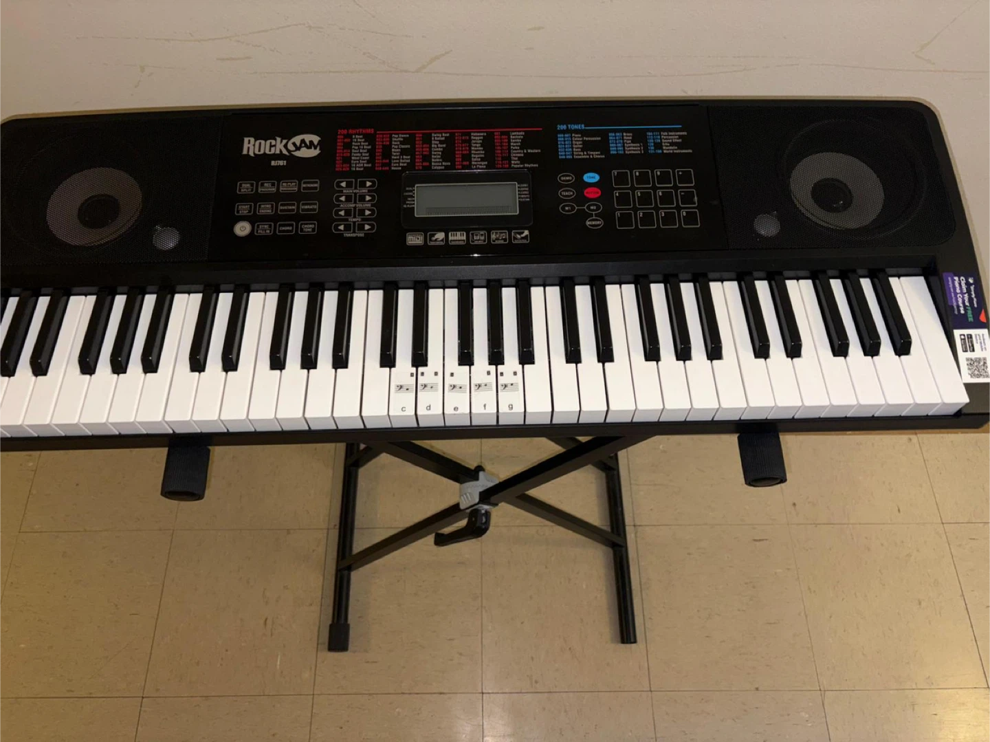 RockJam  Key Portable Keyboard Piano - photo 2