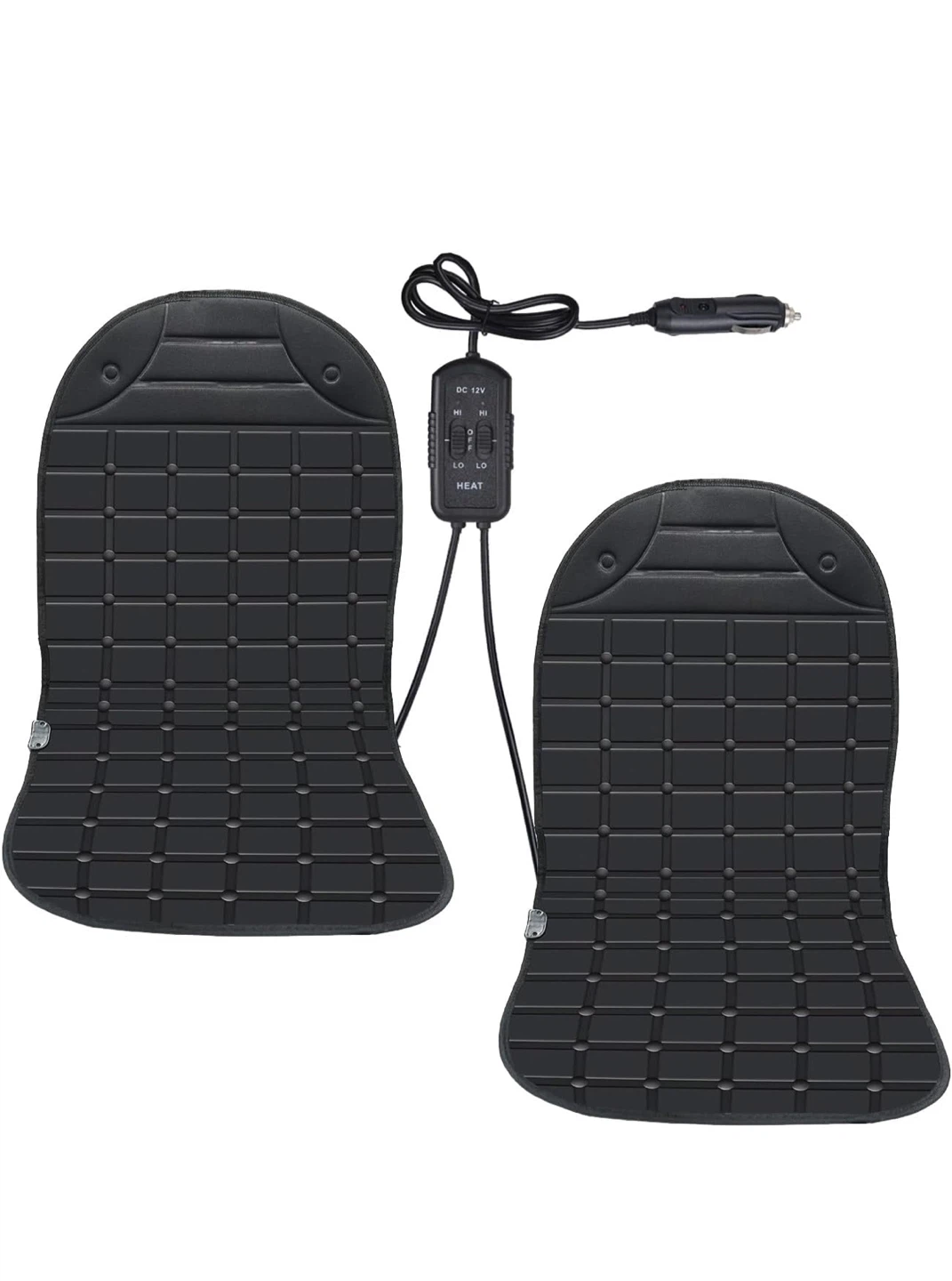 universal 12V heated car seat cushions for driver and passenger