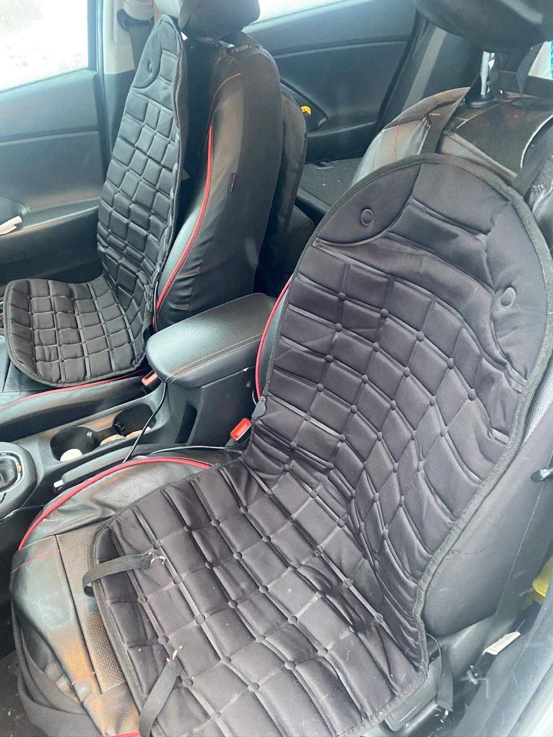 universal 12V heated car seat cushions for driver and passenger - photo 2