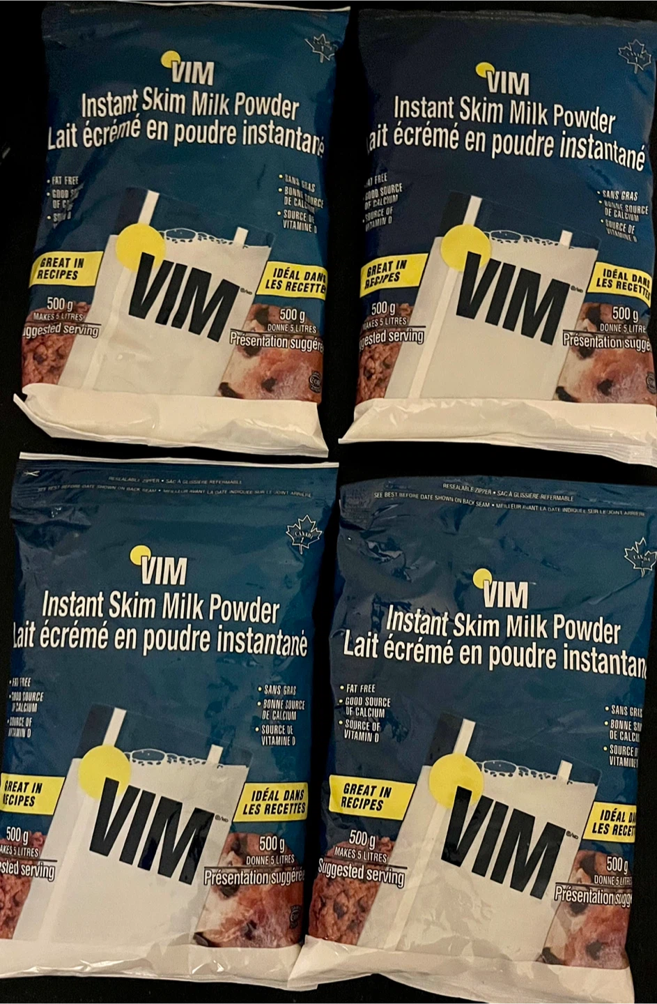 🧡 VIM Instant Skim Milk Powder