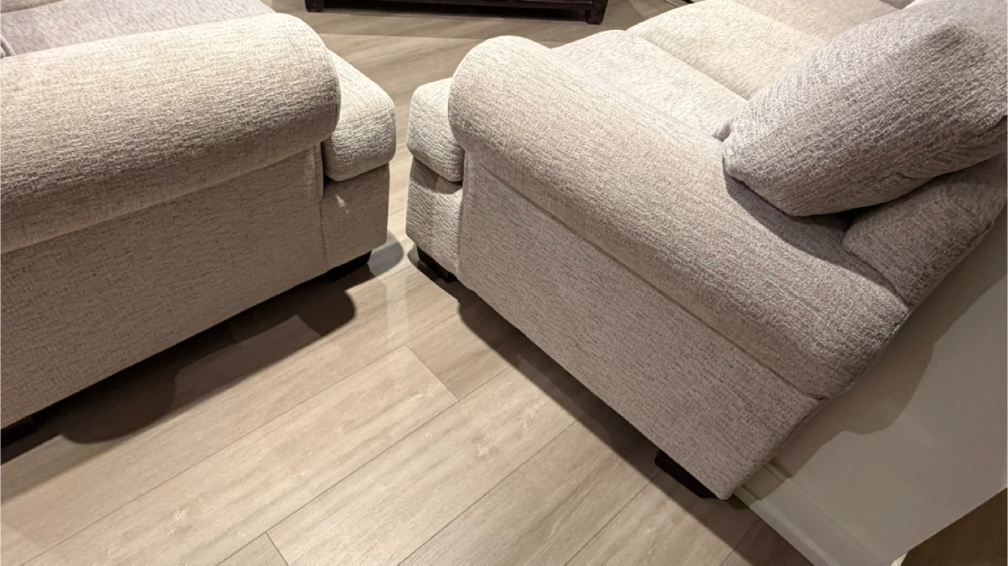 Beige Sofa and Loveseat Set - photo 2