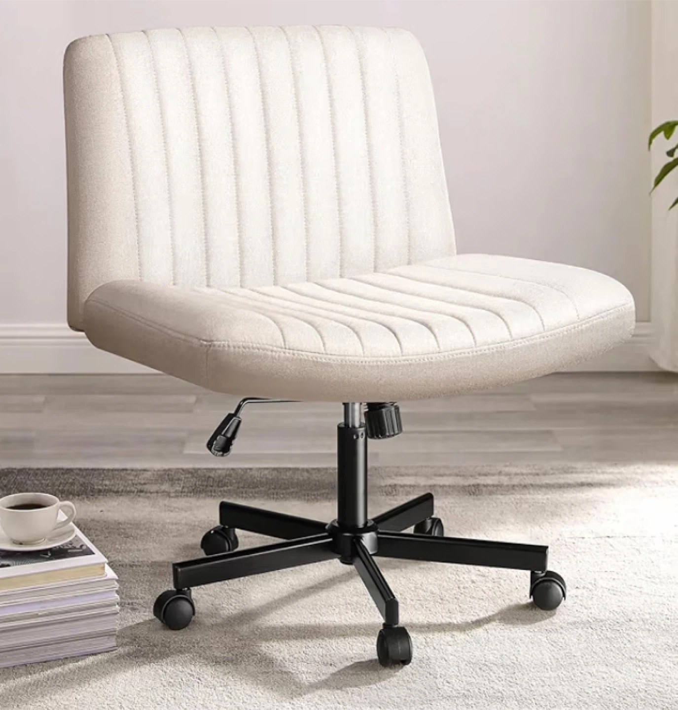 Beige Adjustable Office Chair