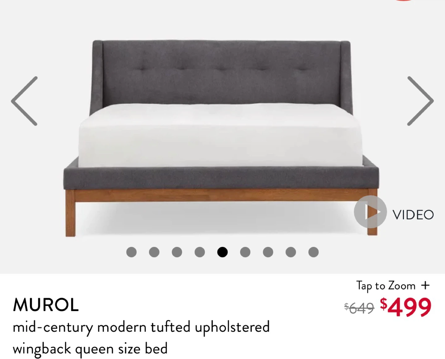 MUROL Queen Size Bed