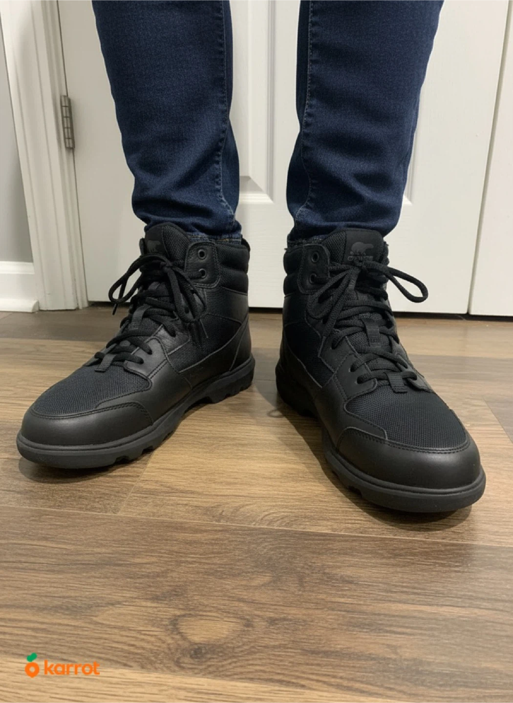 Sorel Men's LM4935-010 Black Boots - Size 11