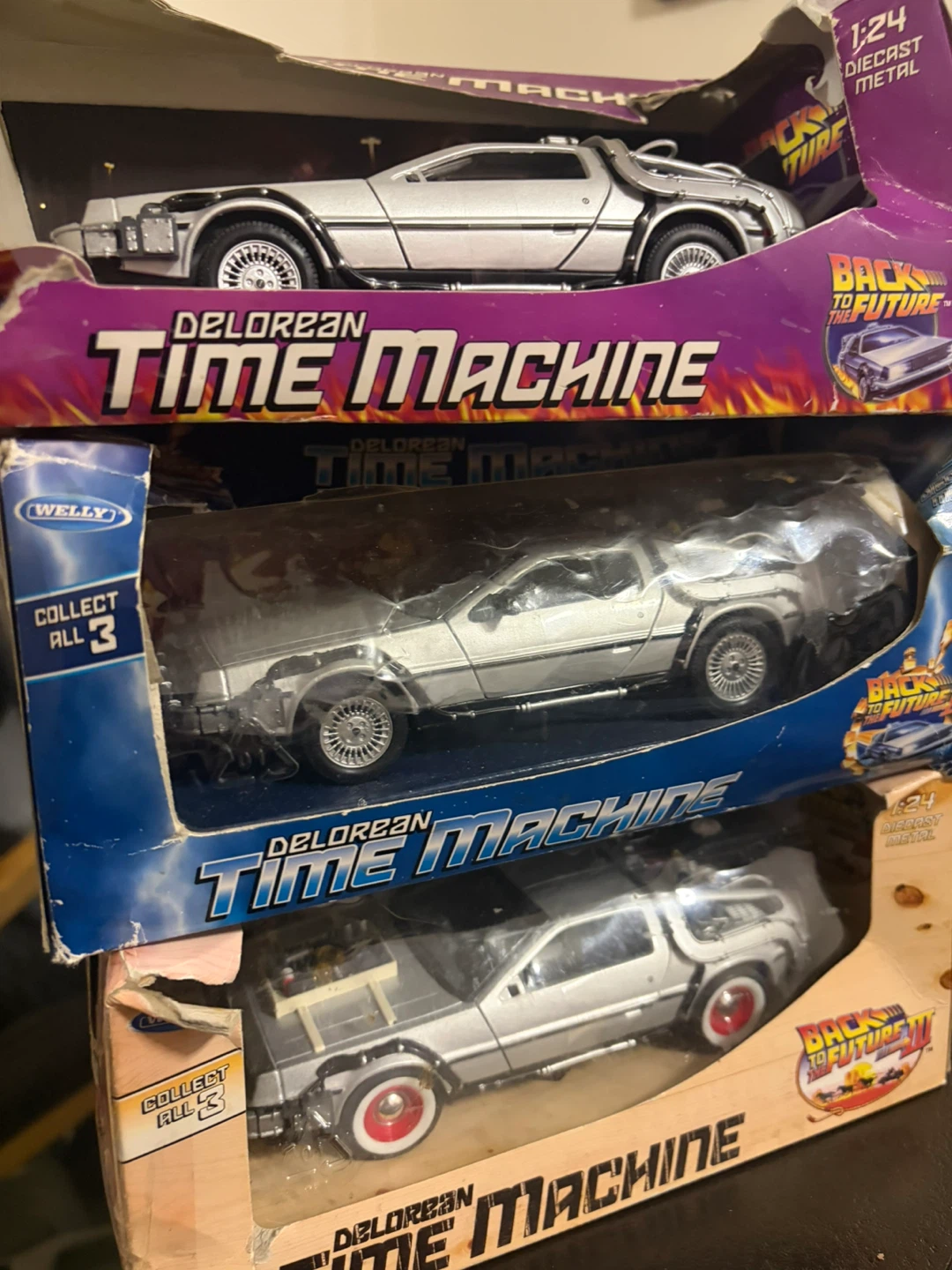 Back to the Future DeLorean Time Machine 1:24