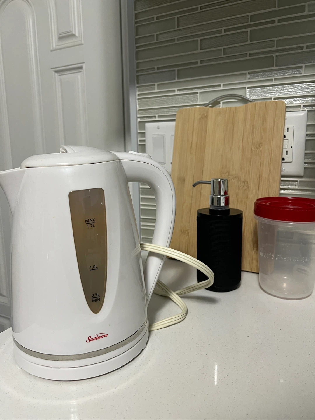 🧡 Sunbeam Electric Kettle - White - photo 2