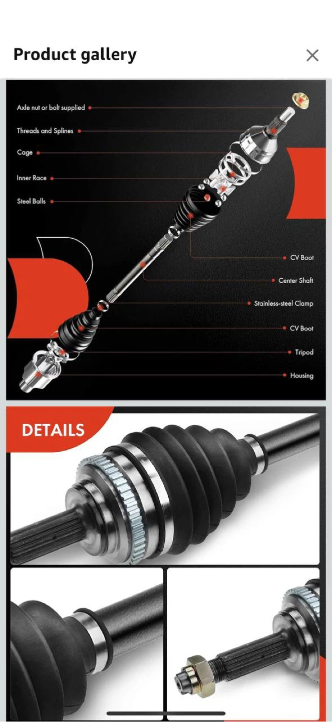 A-Premium Front Left CV Axle Shaft – Chevy Aveo - photo 4