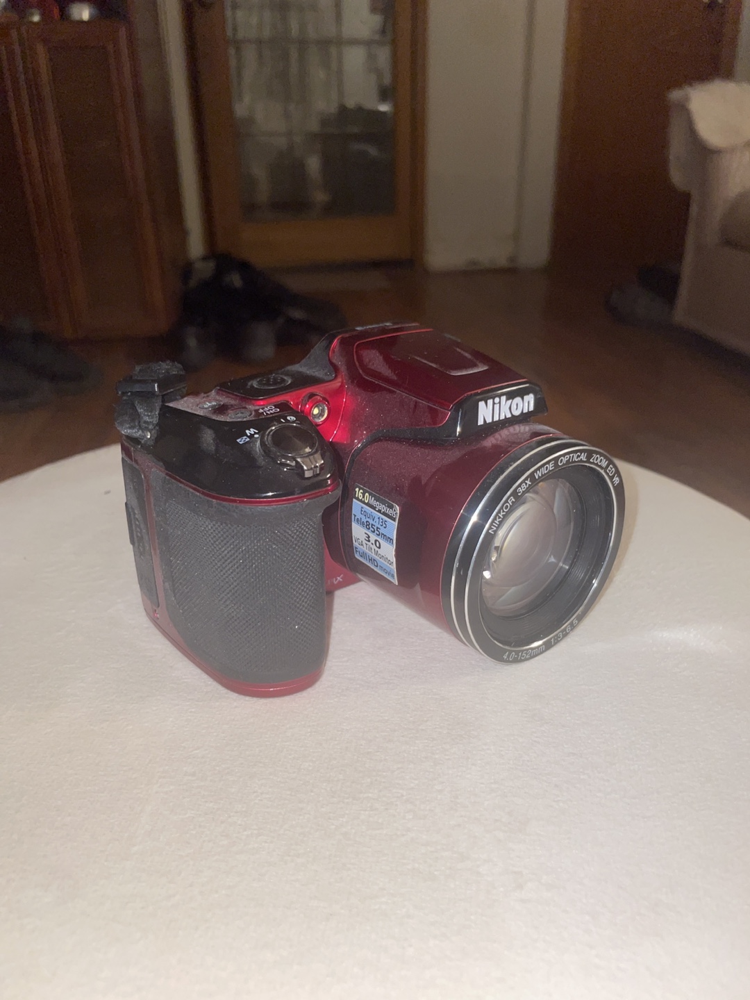 Nikon Coolpix L840 Digital Camera - Red