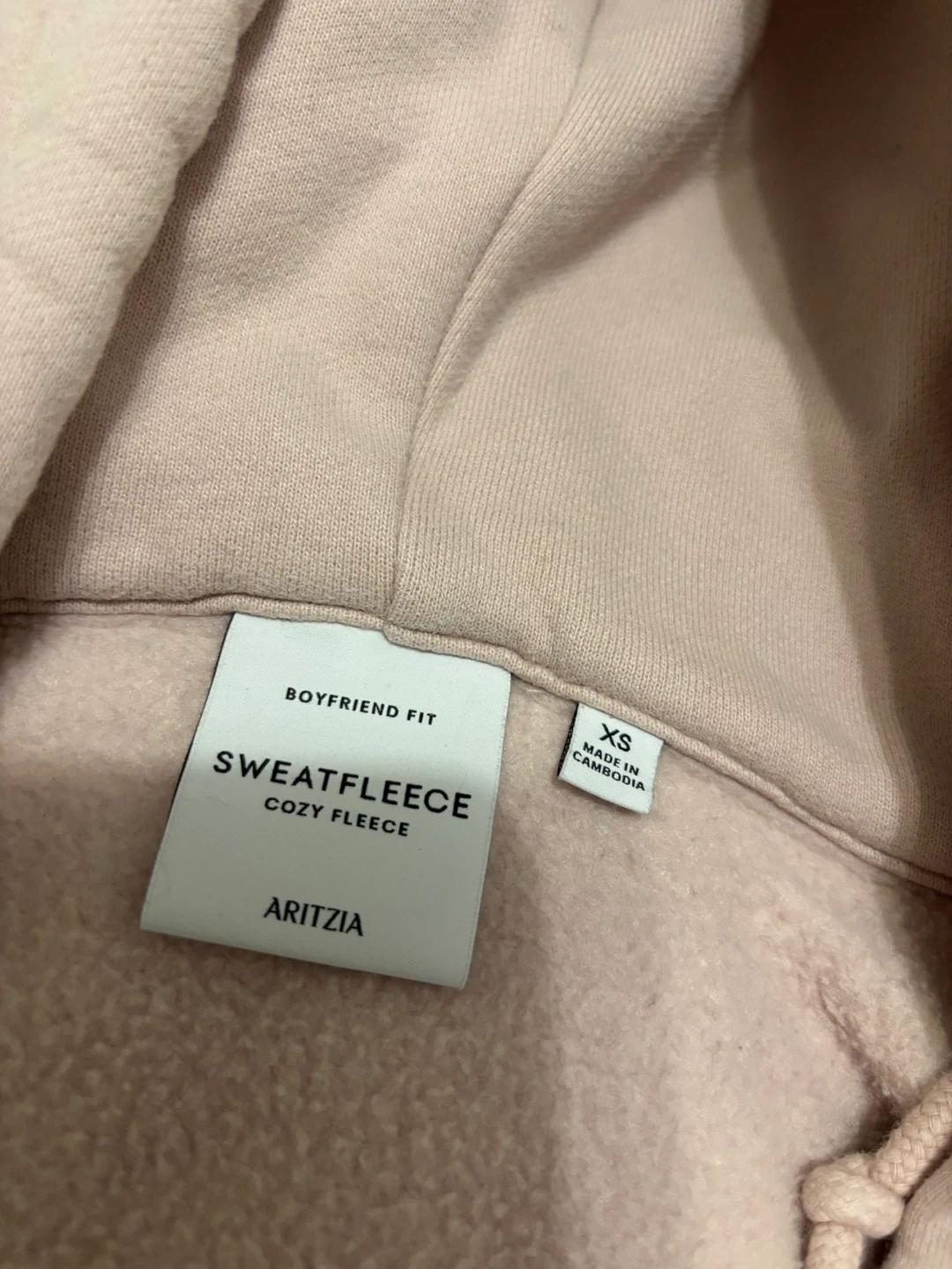 Aritzia Sweatfleece Cozy Zip Hoodie - XS