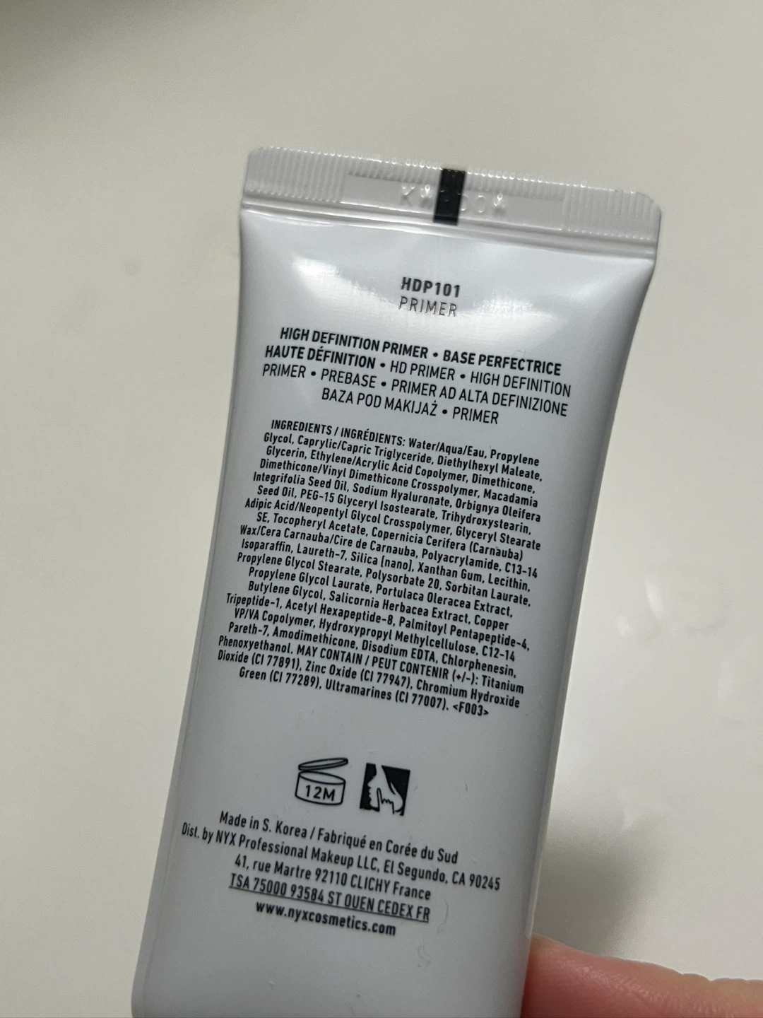 NYX HD Studio Photogenic Primer, concealer, eyeshadow base - photo 3