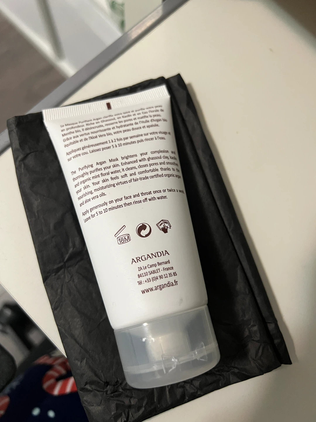 🇫🇷 France brand - Argandia Argan Purifying Mask - Mint - photo 2