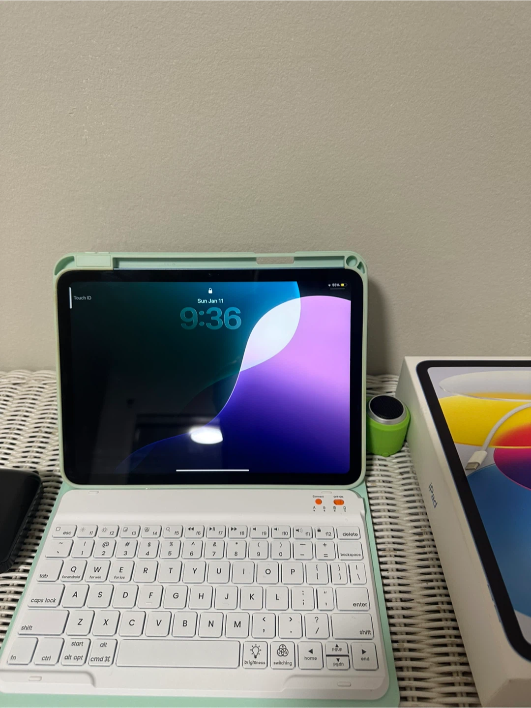 Brand new iPad A16 with everything on desk for sale - photo 4