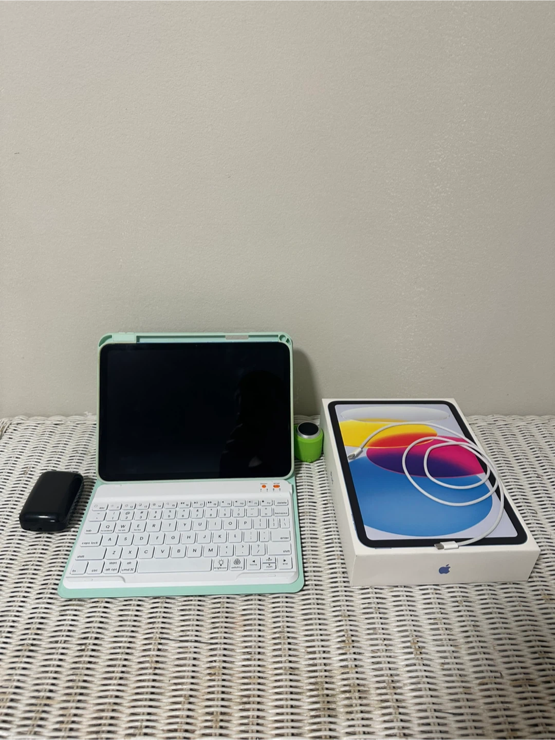 Brand new iPad A16 with everything on desk for sale