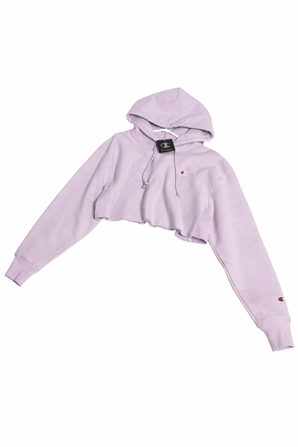 Champion Cropped Hoodie - Lilac