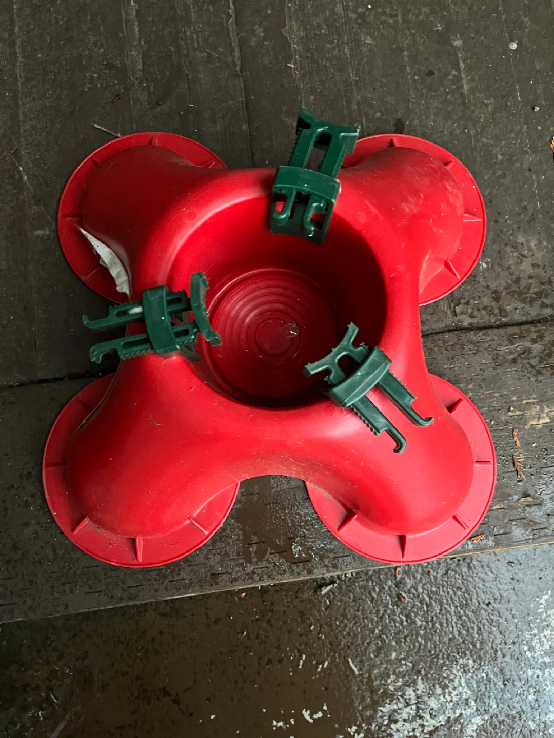 Red Christmas Tree Stand