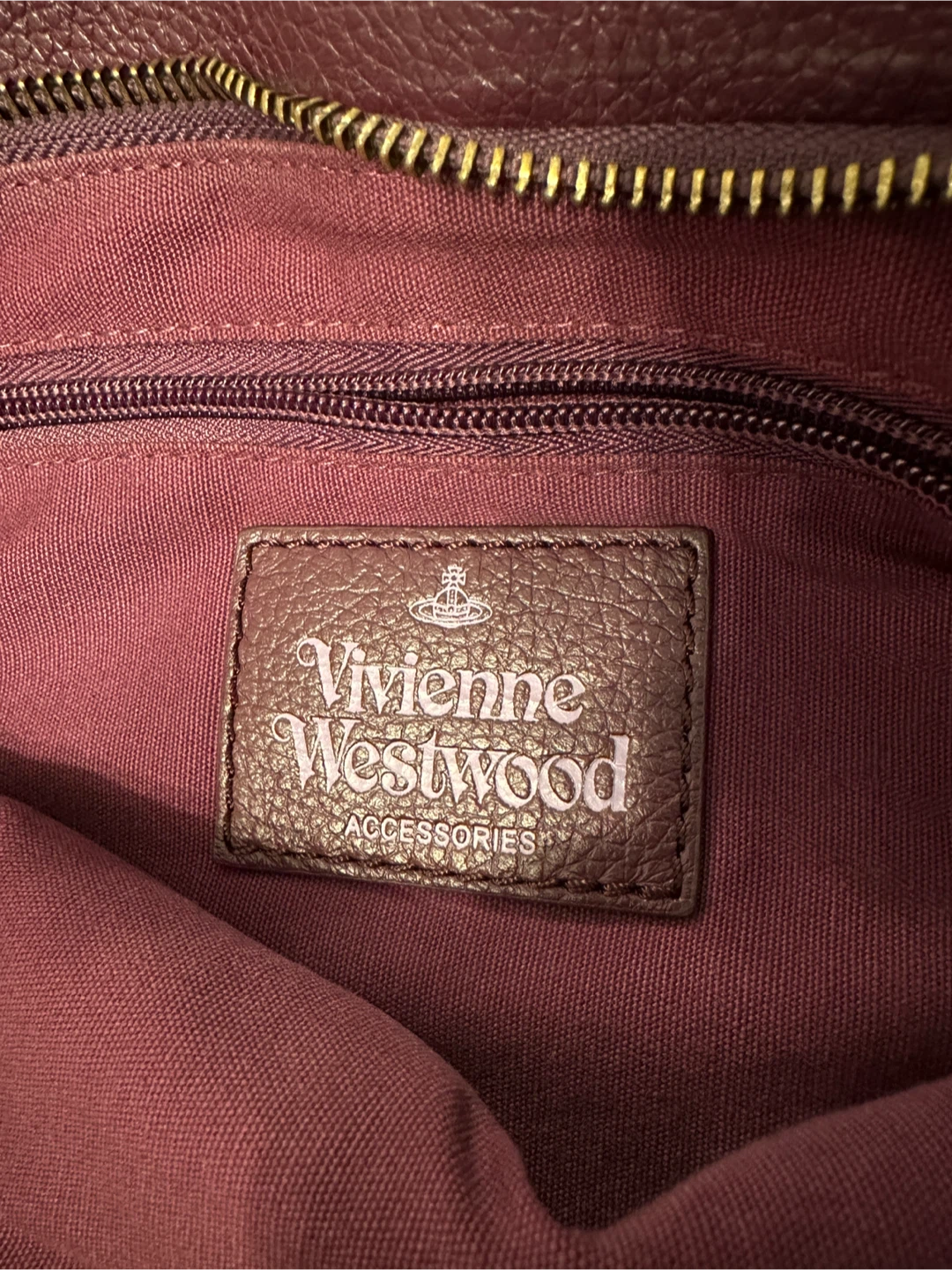 Vivienne Westwood Purple Leather Tote Bag - photo 3