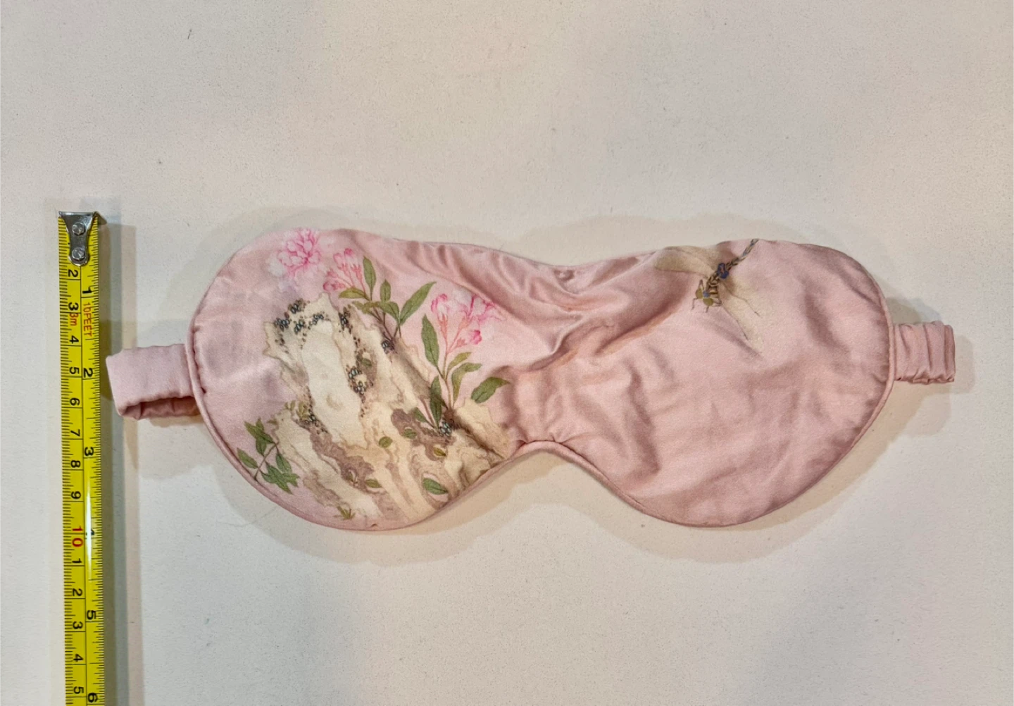 Floral Premium Silk Sleep Mask_Light Pink - photo 5